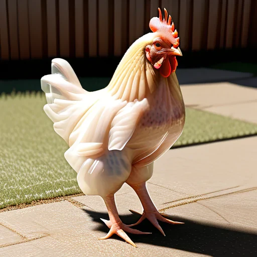 transparent chicken