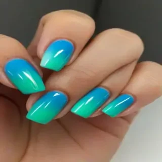 blue green gradient