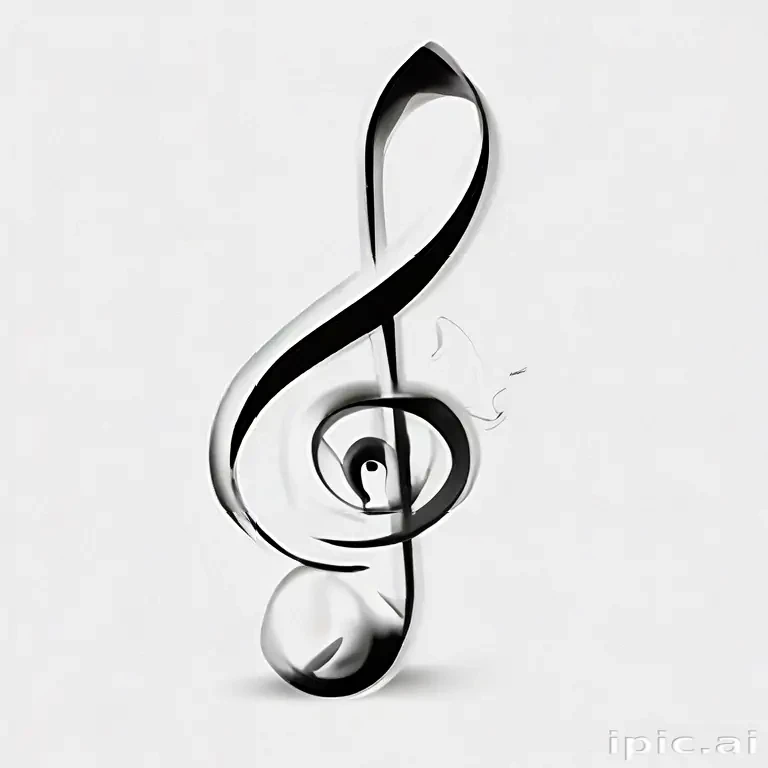 transparent music note