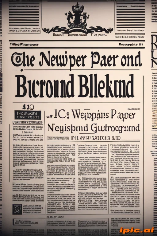 newspaper paper background