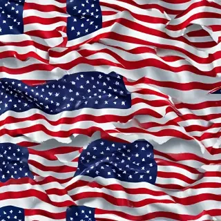 american flag waving png