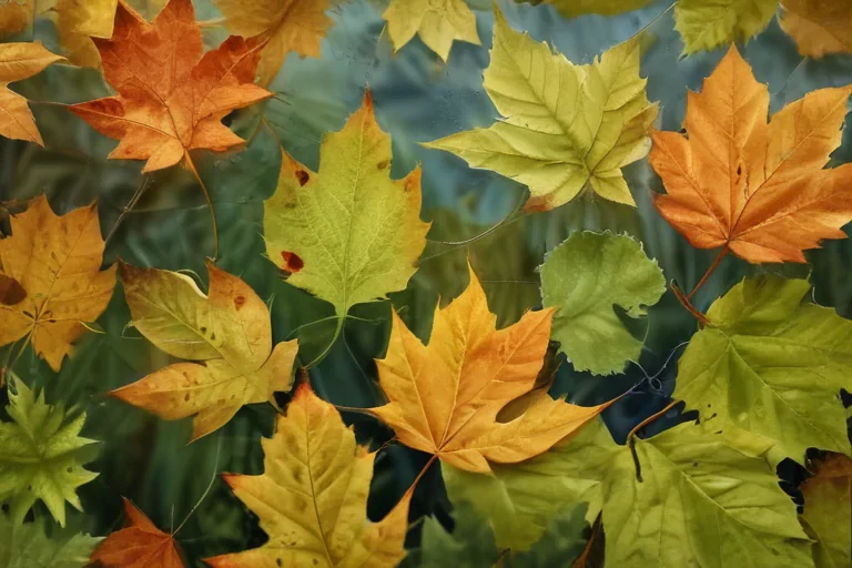 leaves transparent
