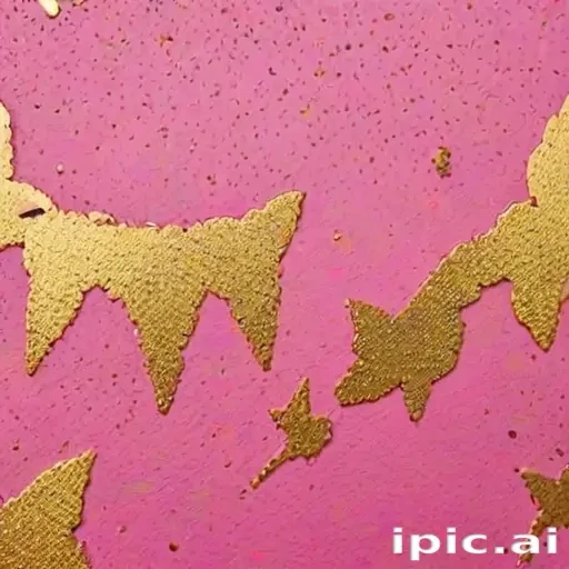 pink and gold background