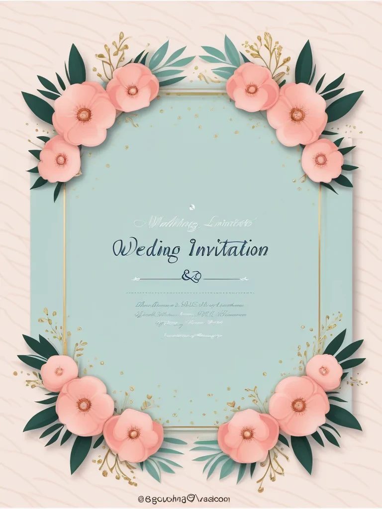 wedding invitation back ground