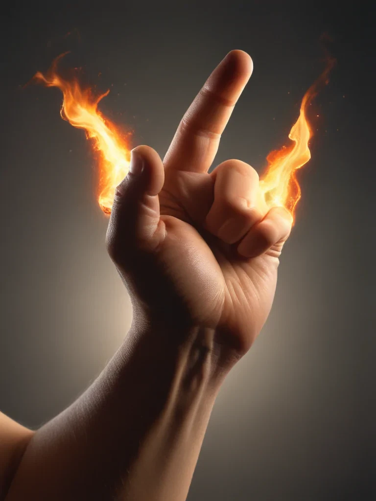 you pointing finger