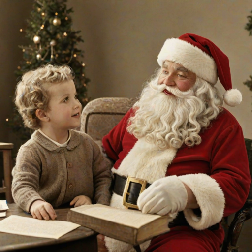 images of vintage santa