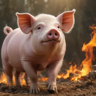 pig background