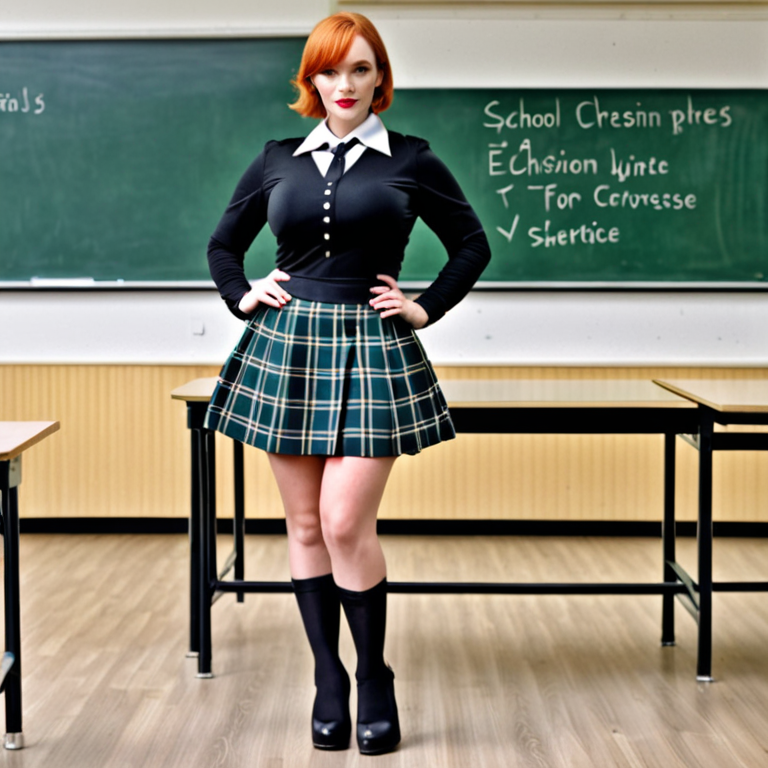 School Miniskirt with Black Tights, sutiblr