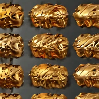 gold lines png