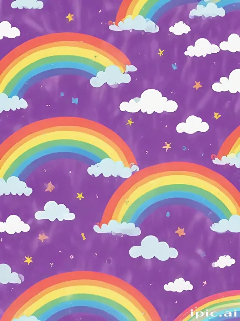 cute rainbow backgrounds
