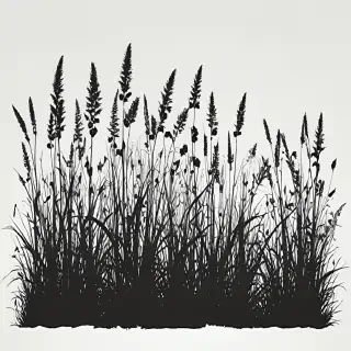 grass silhouette