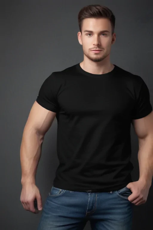 high resolution black t shirt template