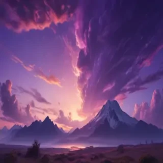 purple sky wallpaper