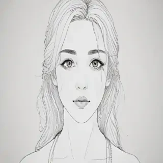 transparent line art