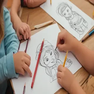 kids drawing