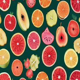 aesthetic fruit background