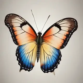 butterfly no background