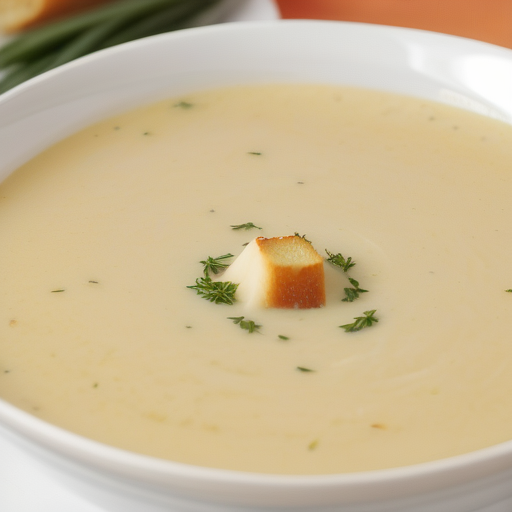 soup made with mashed potatoes