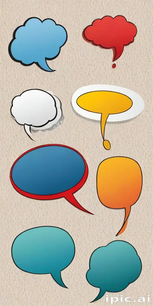 speech bubble clip art