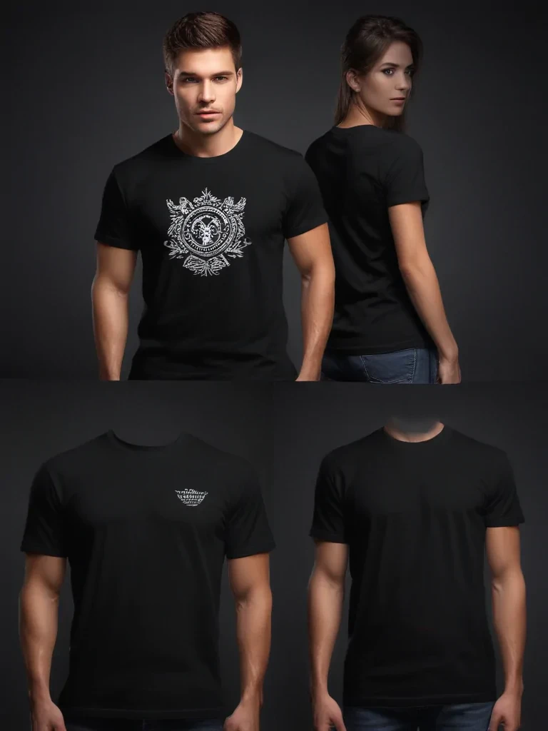 high resolution black t shirt template