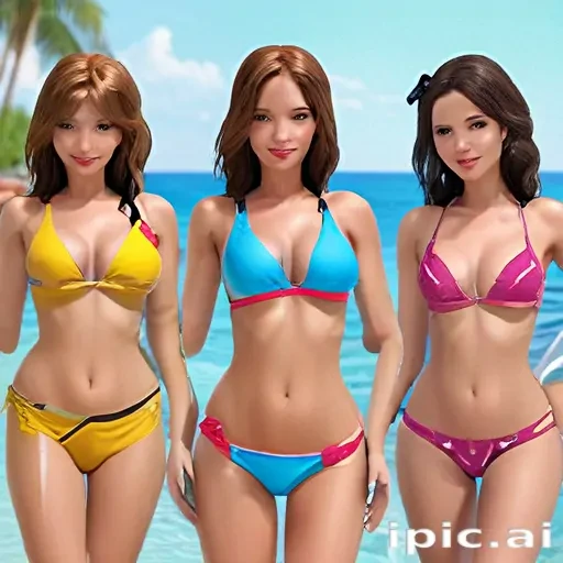 bikini girls ai