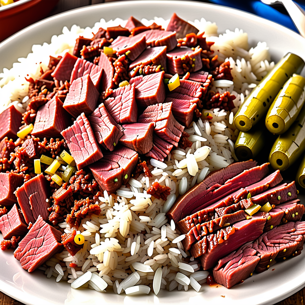 puerto rican corned beef and rice
