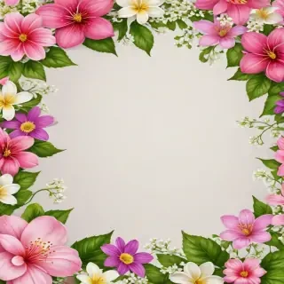 flowers border png