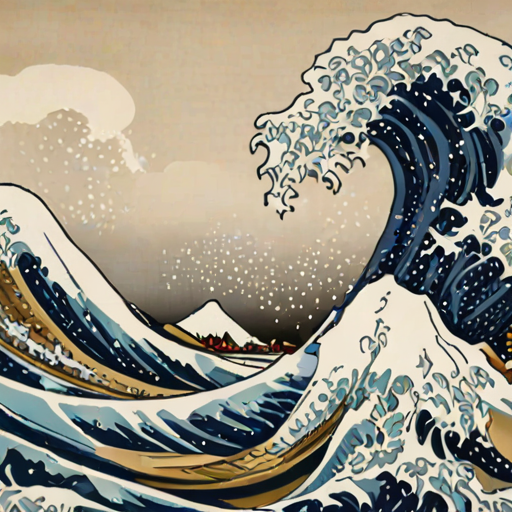 the great wave wallpaper