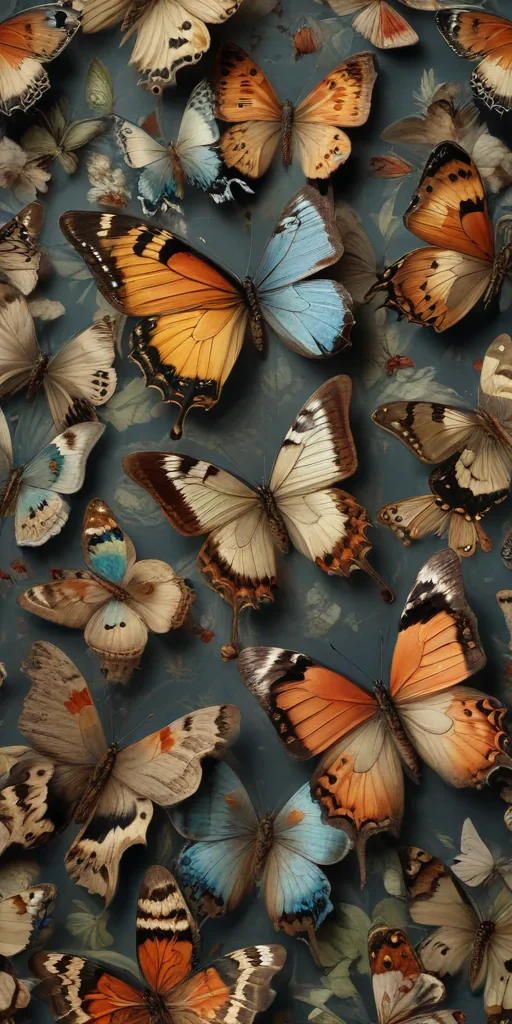 butterfly wall paper