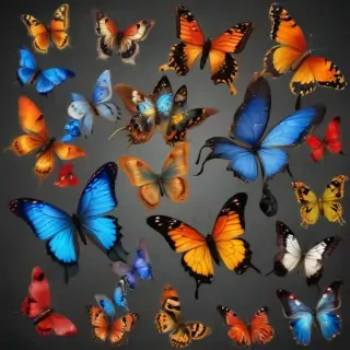 butterflies png transparent