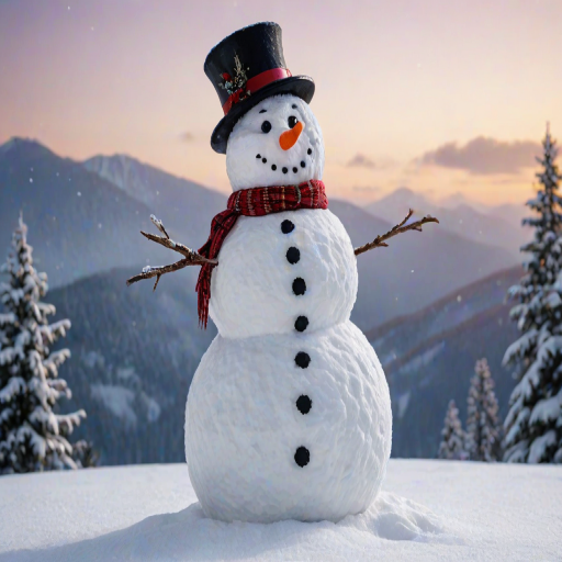 png snowman