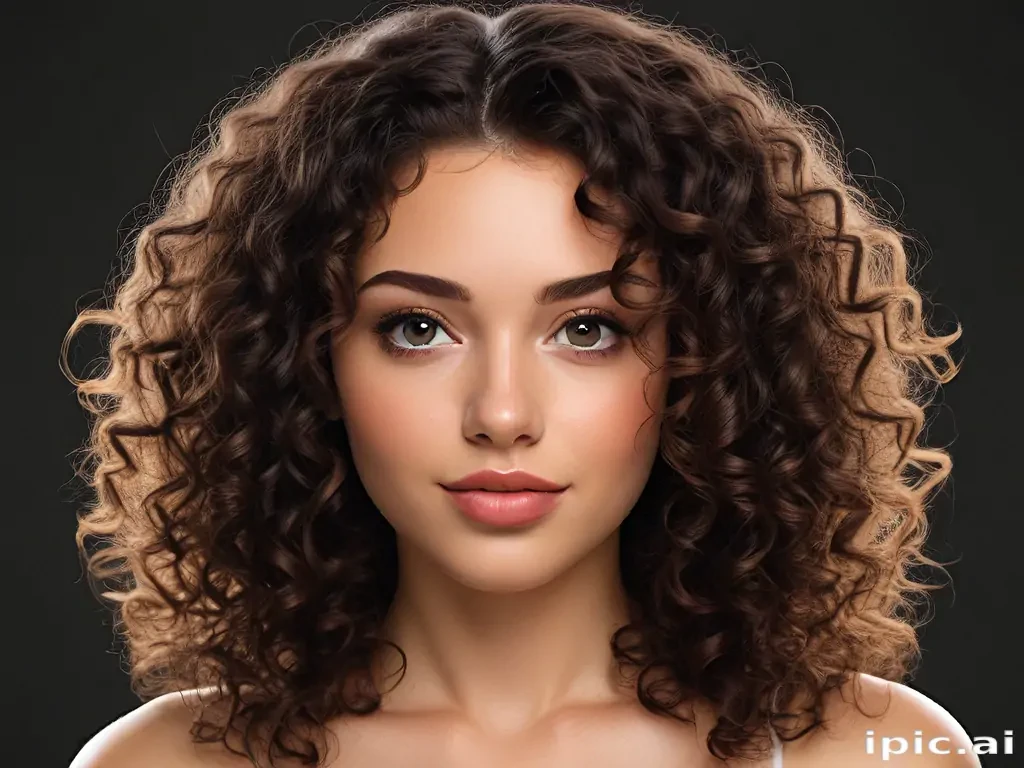 curly hair png