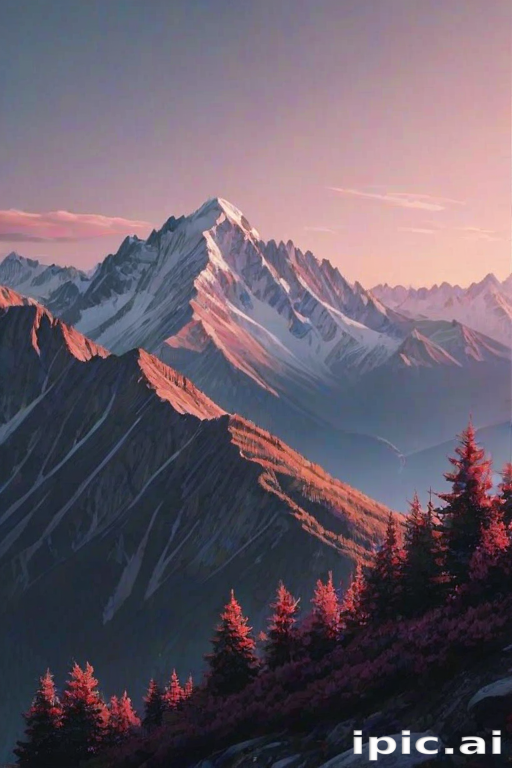aesthetic mountain wallpaper