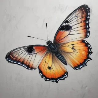 picture of a butterfly drawing