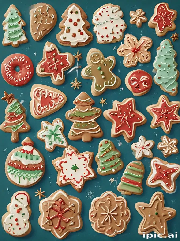 clip art christmas cookies