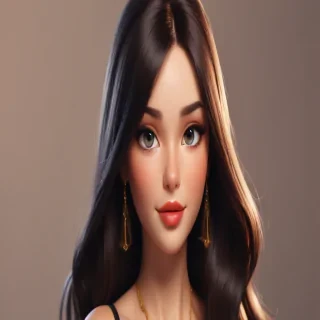 brunette cartoon characters