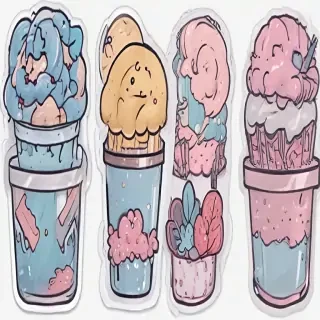 aesthetic transparent stickers