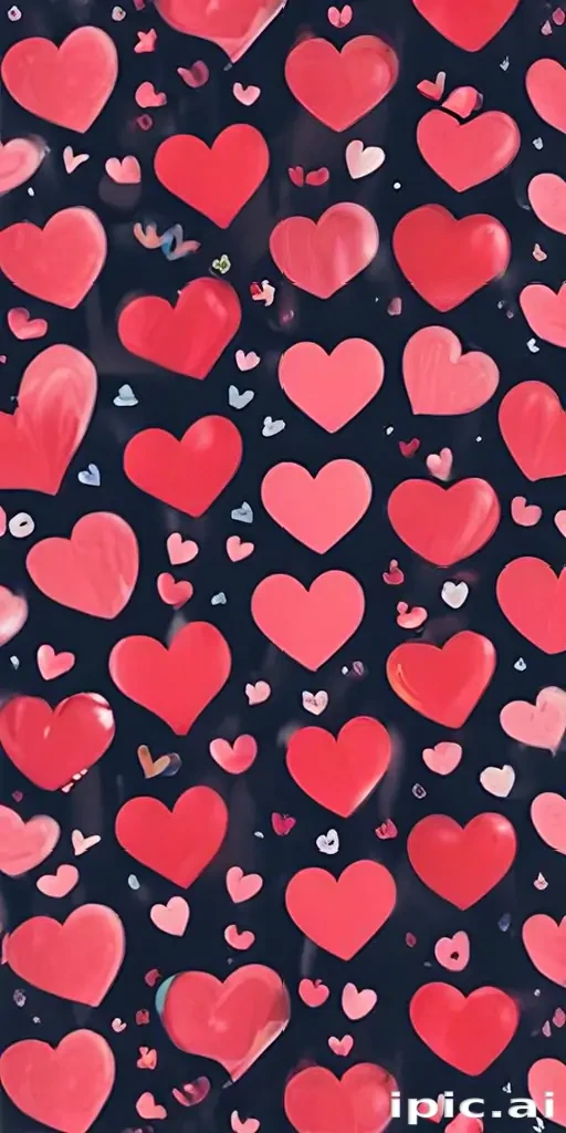 heart background aesthetic
