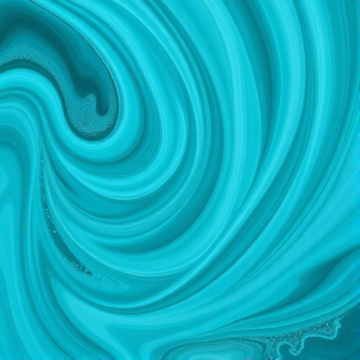 high-resolution abstract texture of swirling turquoise and teal hues, camera settings: ISO 100, aperture f/8, shutter speed 1/60s, camera view: close-up, camera style: macro photography, camera type: DSLR