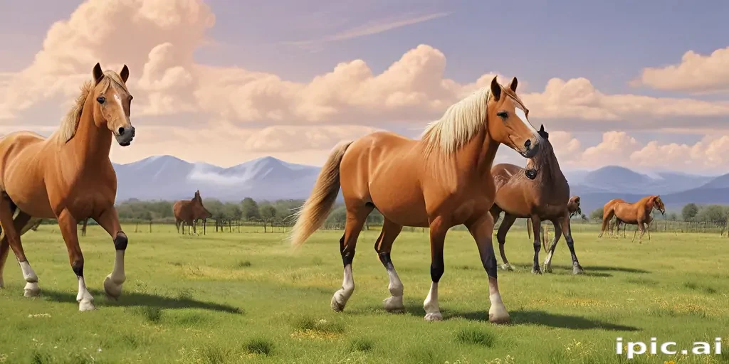 horses cartoon