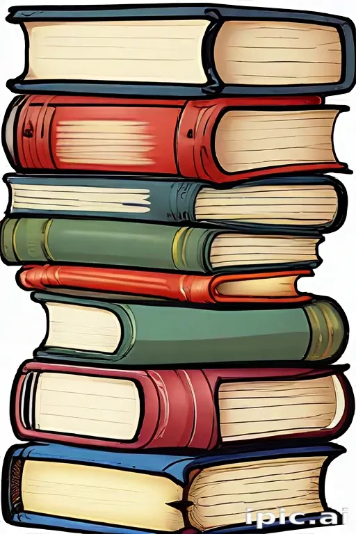 stack of books clipart