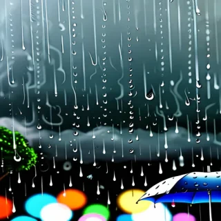 raining background