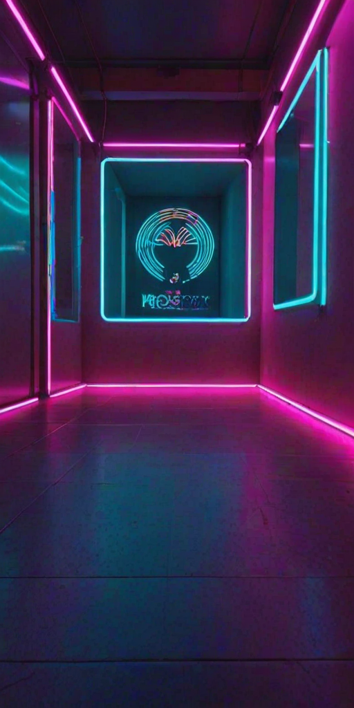 neon background aesthetic