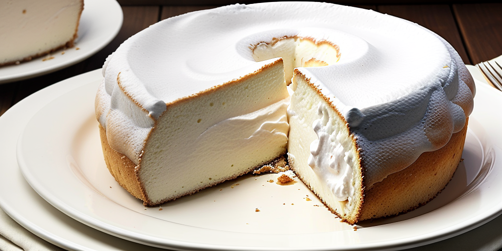angel food cake with pie filling