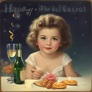 vintage new years images