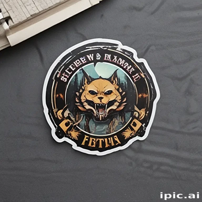sticker mockup