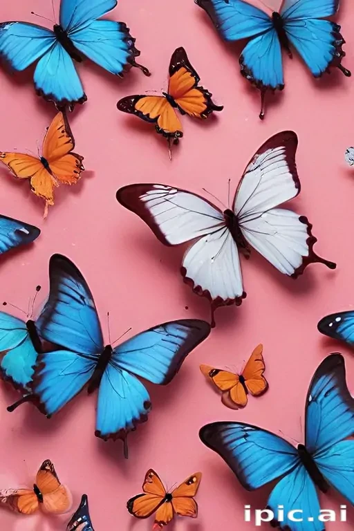 aesthetic butterfly background