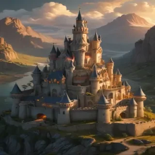 cartoon castle