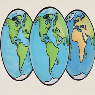 earth cartoon drawing