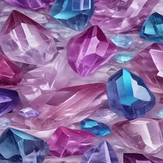 crystals background
